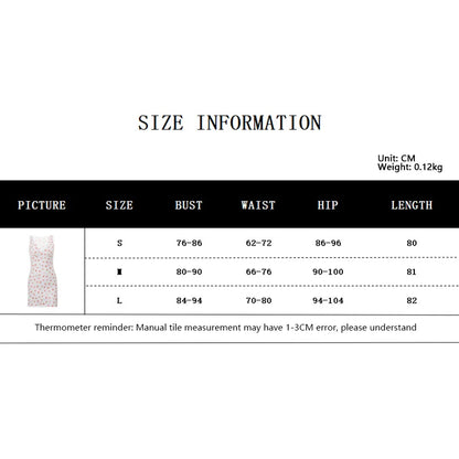 Summer Mini Dress Women Aesthetic Clothes Cherry Print V Neck Sleeveless A Line Short Dress y2k Club Party Dresses