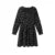 Dress Women Texture Fungus Edge Floral Dresses Temperament  Autumn New Waist Square Collar Dress