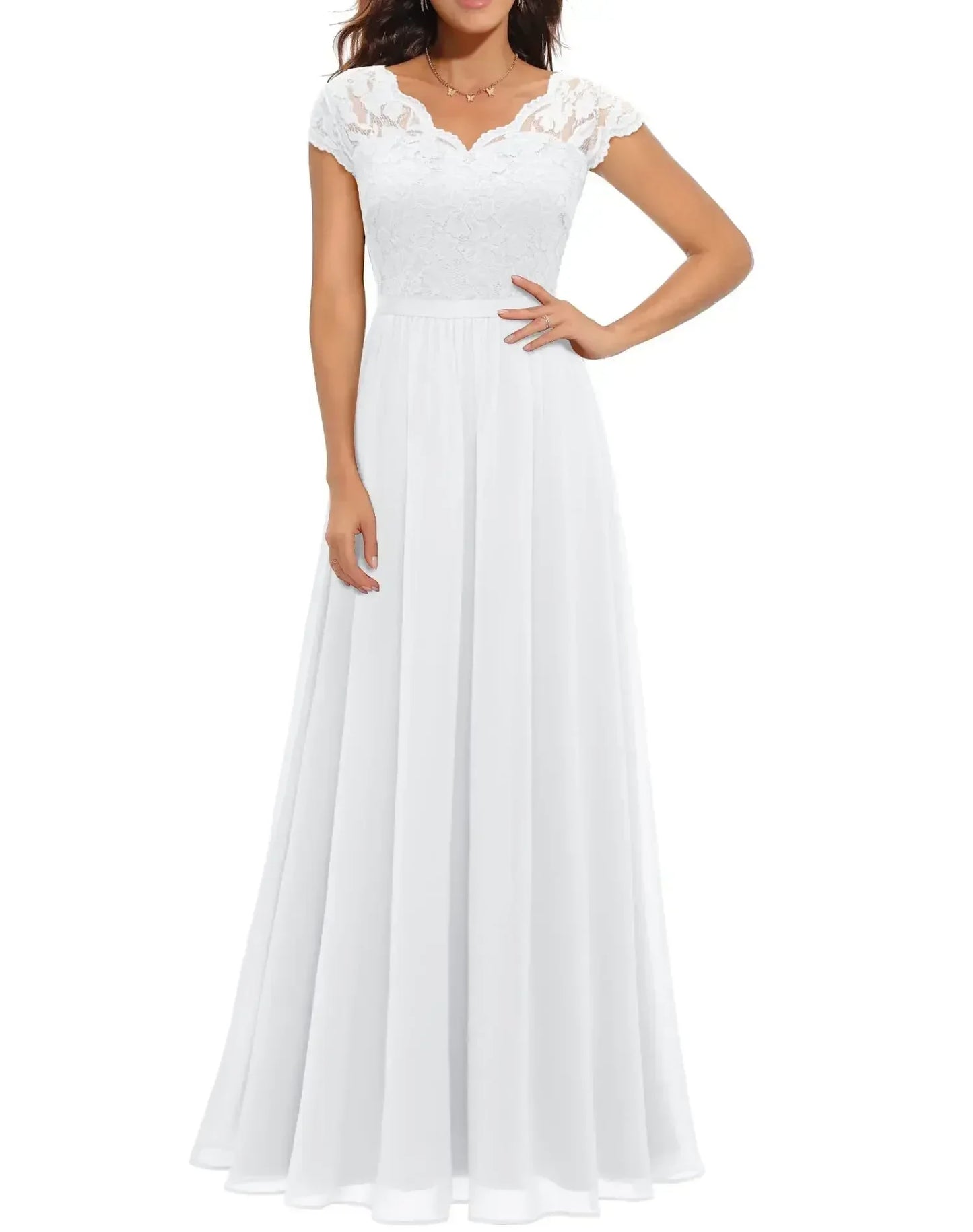 Diane™ | Women's Elegant Lace Long Dress