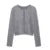 Slim Sequin O Neck Knitted Cardigan Women Long Sleeve Single Breasted One Button Sweater 2025 Spring Lady New Commute Knitwear
