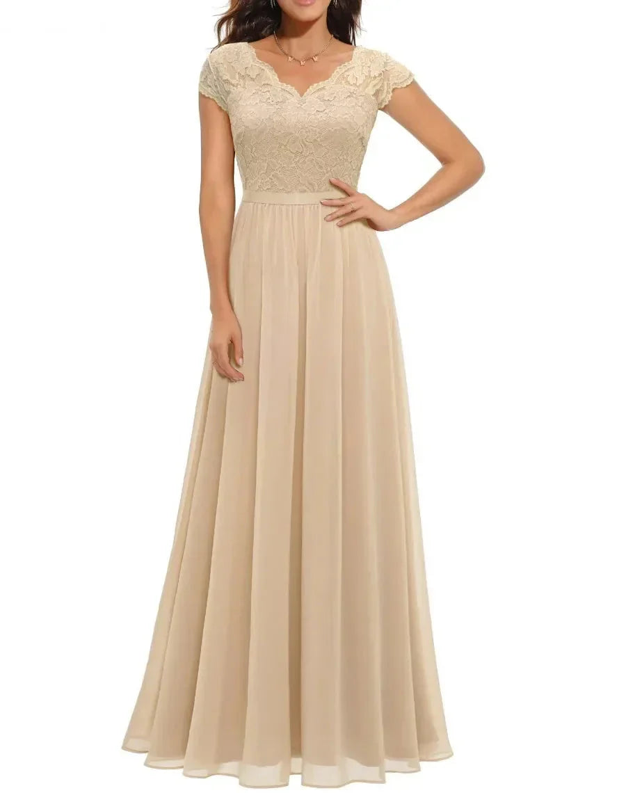 Diane™ | Women's Elegant Lace Long Dress