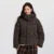 Chaqueta de plumón para mujer, holgada, con capucha, nueva, de invierno, impermeable y cortavientos.