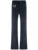 Pantalones acampanados de terciopelo de cintura baja estilo retro americano Y2K para mujer, con cordón ajustable en la cintura, con corazón y diamantes de imitación, bonitos pantalones casuales de calle
