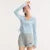 Jacket Women Short Hooded Sunscreen Clothing Top  New Summer Cool Feeling Original Yarn Sunscreen Tight Top UPF100+