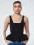Ruffle Trim Women Tops Solid Concise All-matched Summer U-neck Backless Slim Crop Tanks Female Romantic Trend Streetwear