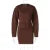 Conjunto de dos piezas de falda y cárdigan de moda para mujer, top de manga larga con botones, minifalda ajustada de color liso, conjunto elegante a juego para otoño e invierno.
