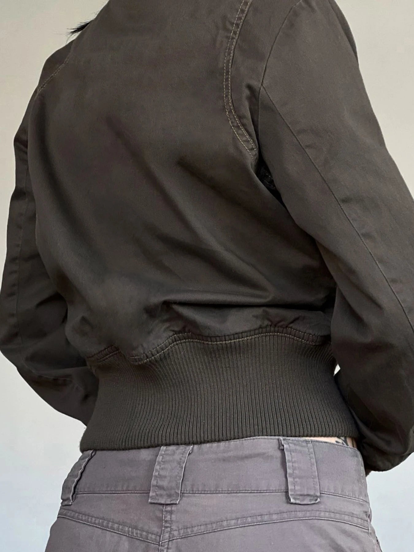 Chaquetas elegantes de manga larga con cremallera punk para mujer, ajustadas, lisas, nuevas y modernas, ropa de calle con cintura ajustada