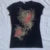 Camiseta cibergótica grunge Y2K con gráfico de calavera vintage, top corto de manga corta, camiseta skater retro japonesa kawaii de los años 00, ropa de calle para mujer