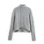 Vintage Beading Twist Pullover Women Knit Gray Long Sleeve High Collar Sweater Lady 2025 High Street Lady All-matching Knitwear