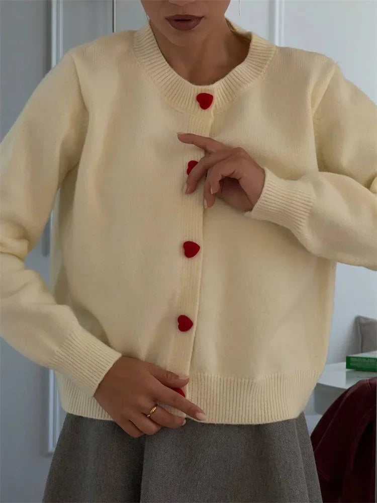 Suéter de punto tipo cárdigan para mujer, abrigo de manga larga con retazos acanalados, top corto holgado informal, prendas de punto para mujer, jerséis