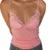 y2k Lace Trim Crop Top Women Sexy V Neck Spaghetti Strap Sleeveless Camisole with Bow 2000s Coquette Clothes Streetwear