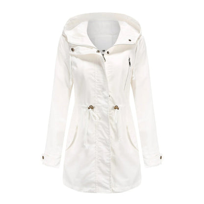 Classic Elegant Waterproof Outdoor Rain Jacket for Women | Great for Outdoor Activities