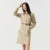 Dress Women Slit Lapel Vintage 2025 Spring New Waist-cinching Workwear Dress