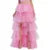 Tulle Skirts Women y2k Solid Color Elastic High Waist Asymmetrical Hem Long Skirts Summer Evening Party Skirt Clubwear