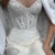Conjunto de dos piezas de vestido de encaje para mujer, estilo retro, sin tirantes, con parte superior de espinas de pescado, falda ajustada lisa, elegante conjunto de vestido de fiesta para mujer