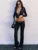 Fashion Printed 2 Piece-Set Women Hoodie Slim Cropped Top And High Waist Trousers Outfits Contrast Women’s Pants Sets
