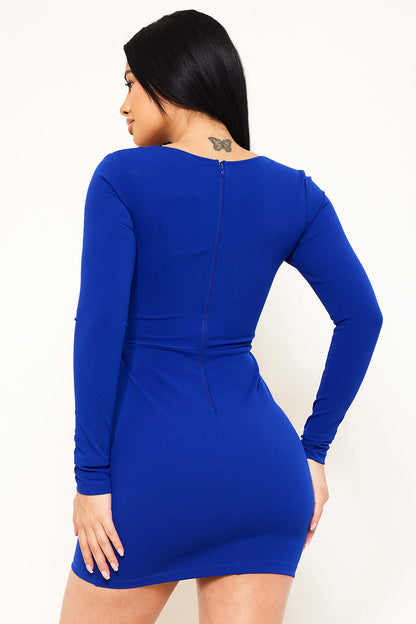 Symphony Dress - Bustier Square Neck Mini Dress