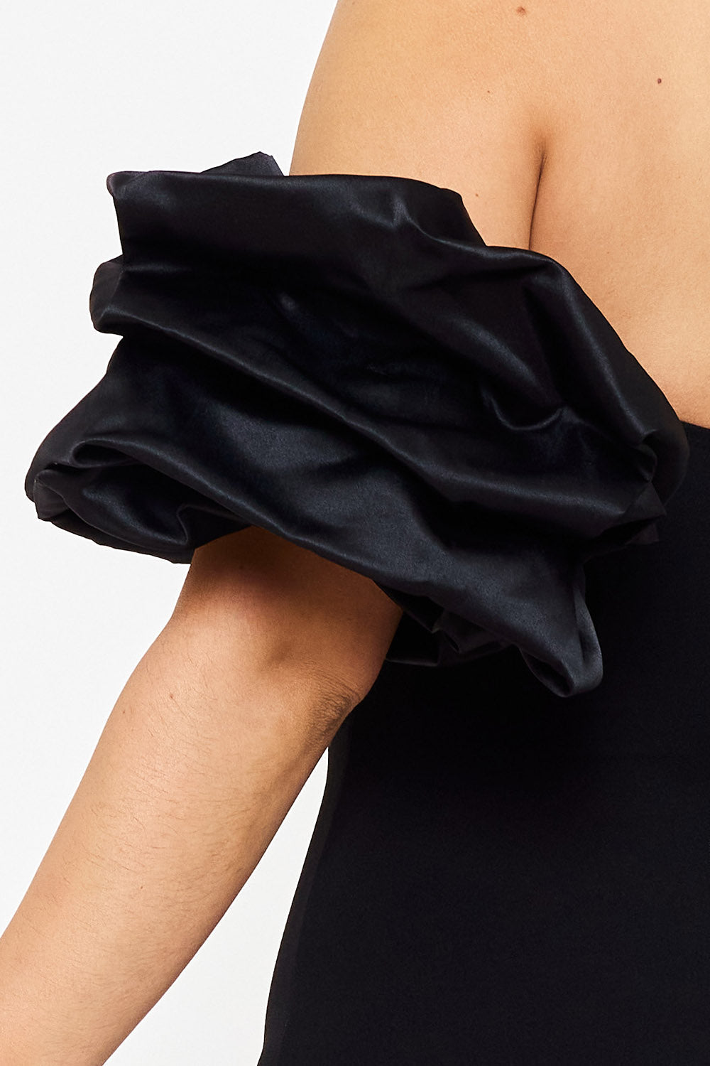 Symphony Dress - Layered Ruffle Sleeve Off The Shoulder Mini Dress