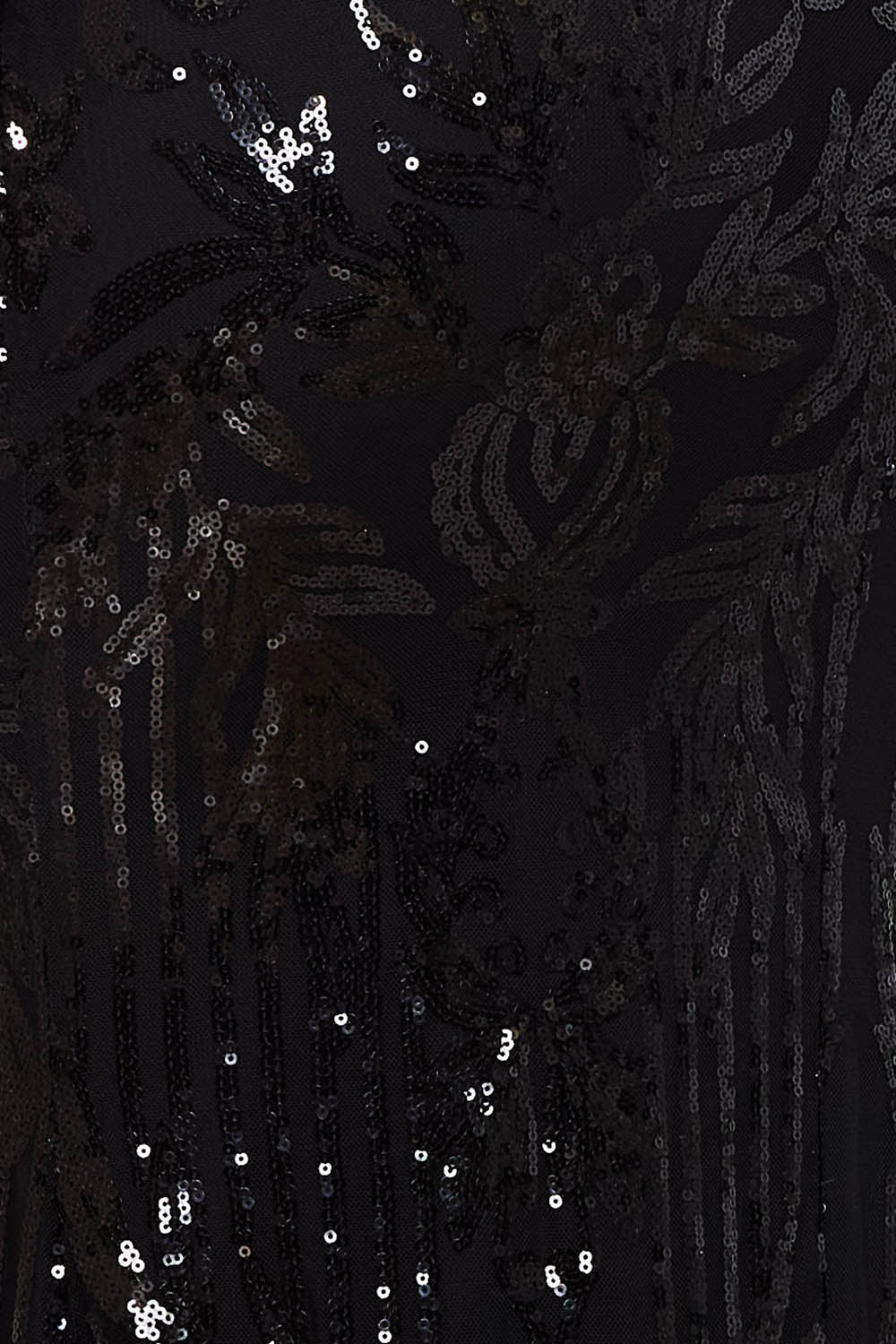 Symphony Dress - Floral Patterned Seqin Mesh Mermaid Maxi Dress