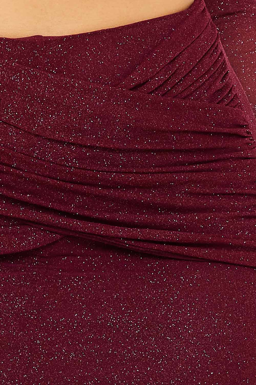 Symphony Dress - Powermesh With Glitter Maxi Dress