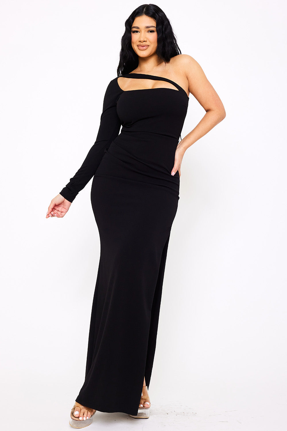 Symphony Dress - One Shoulder With Strap Maxi Dress