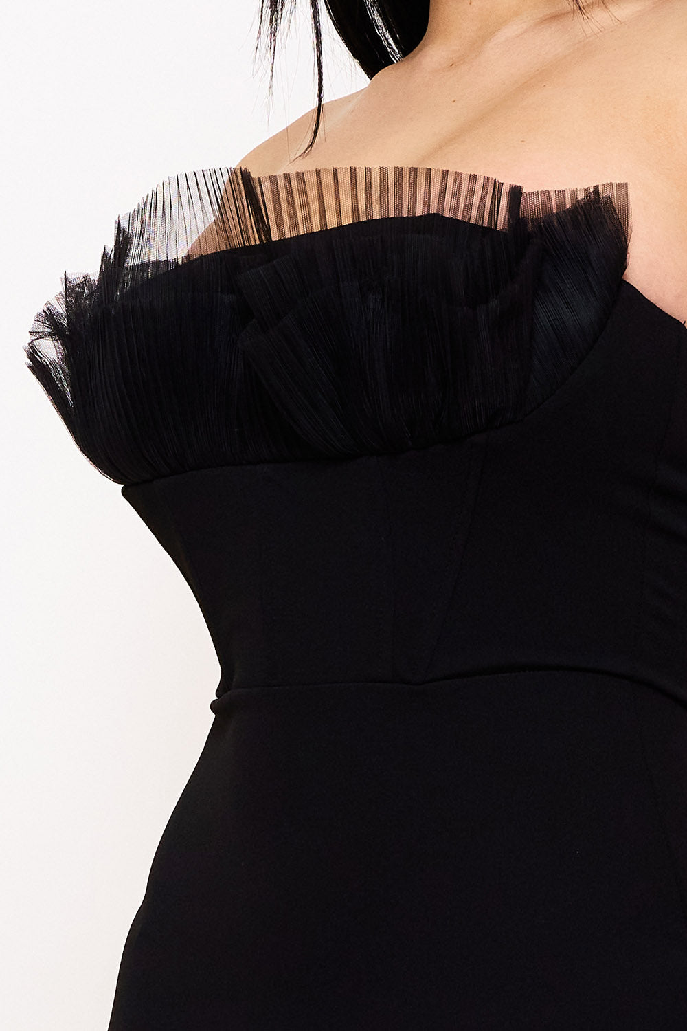 Symphony Dress - Ruffle Top Mermaid Maxi Dress