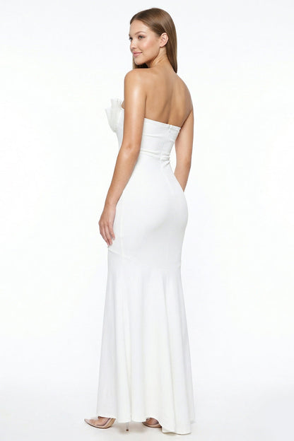 Symphony Dress - Ruffle Top Mermaid Maxi Dress
