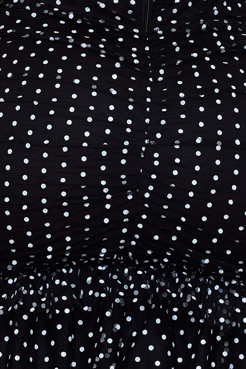 Symphony Dress - Polka Dot Mesh Mermaid Maxi Dress