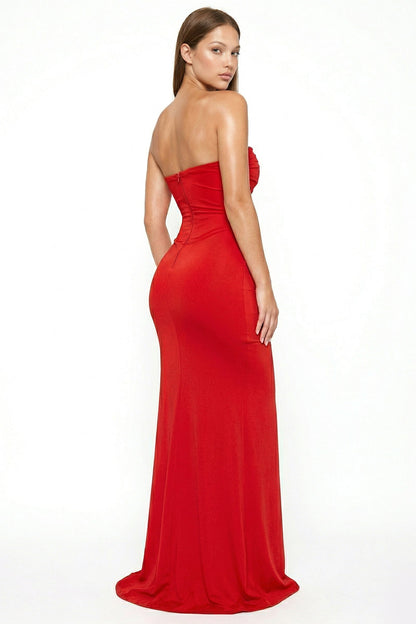 Symphony Dress - Heavy Shakira Fabric Tube Top Maxi Dress