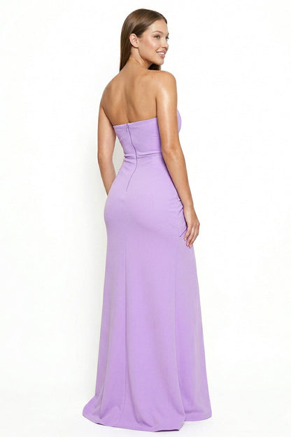 Symphony Dress - Glittered Bustier Top Maxi Dress