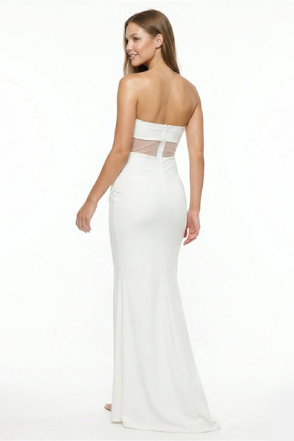 Symphony Dress - Glittered With Mesh Maxi Dress