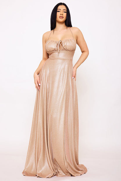 Symphony Dress - Spaghetti Strap Sherri Shine Maxi Dress