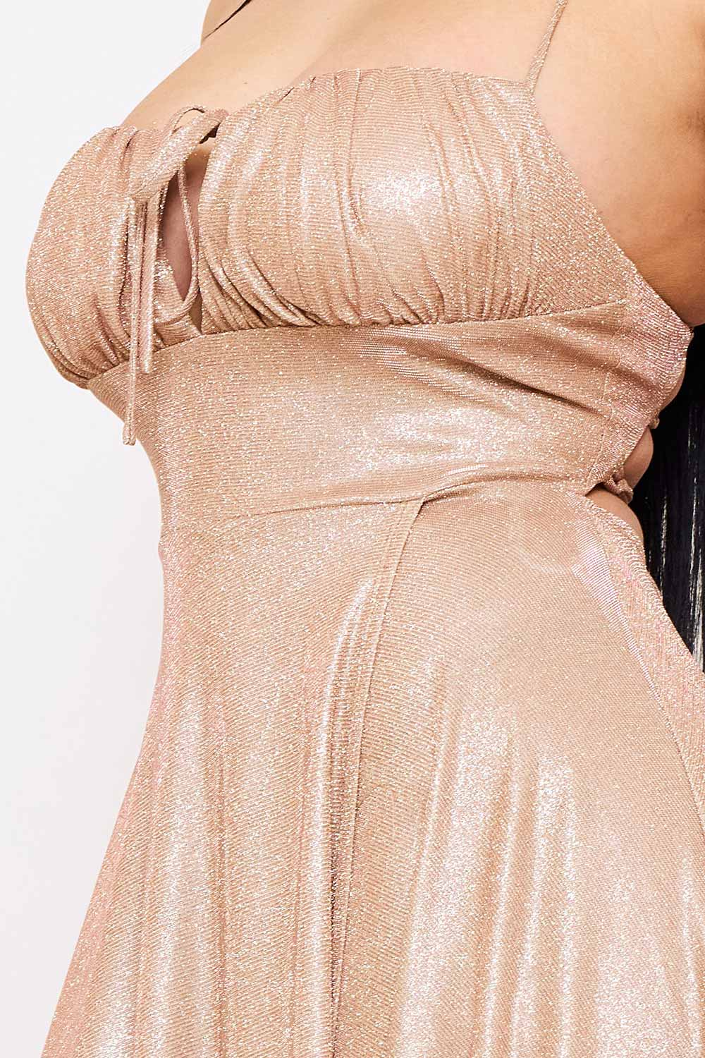 Symphony Dress - Spaghetti Strap Sherri Shine Maxi Dress