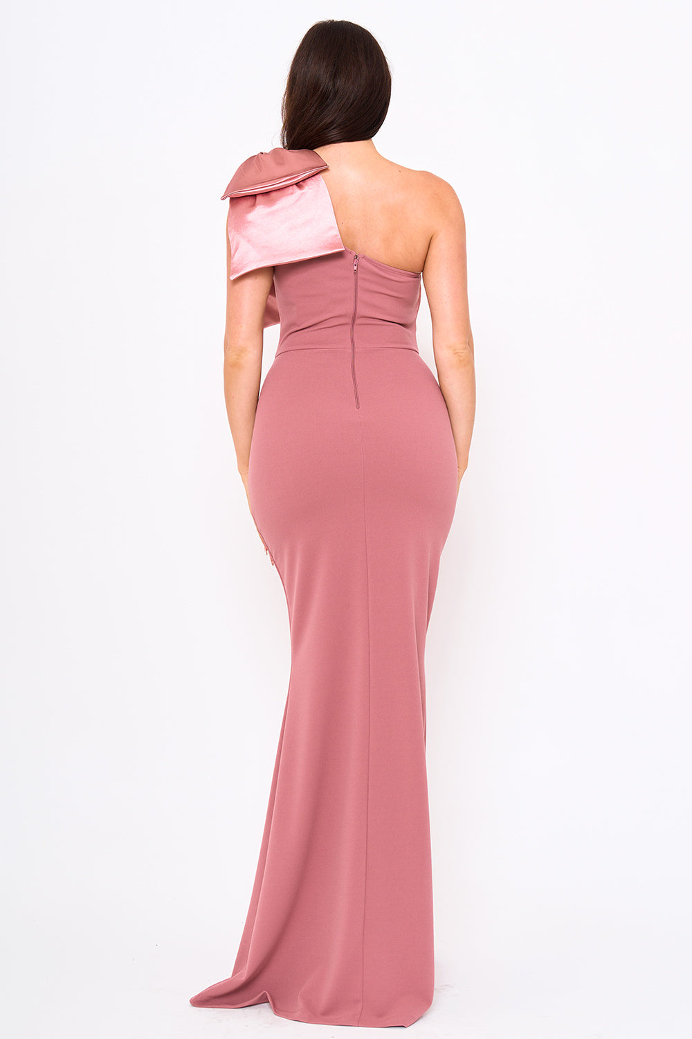 Symphony Dress - Techno Crepe And Satin Maxi Dress