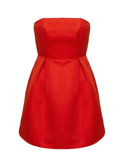 Spader Corset Mini Dress Red