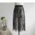 Extensor de camisa con dobladillo festoneado y capas de encaje floral para mujer, ajustable, con capas, parte superior, falda de corte A, minifalda inferior
