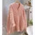 Oversized Sweater Women Fashion Preppy Pink V Neck Knitted Pullovers Harajuku Korean Long Sleeve Knitwear Winter Jumpers