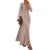 Crochet Dress y2k Clothes Women Geometric Print Turn Down Collar Long Sleeve Long Dresses Vintage Beach Party Dresses