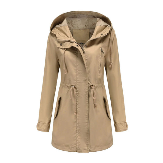 Classic Elegant Waterproof Outdoor Rain Jacket for Women | Great for Outdoor Activities