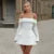Vestido sexy de un solo hombro, corte A, para mujer, otoño, nuevo, elegante, ajustado, minivestido acampanado de manga larga, vestidos de fiesta para mujer.