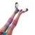 Women Patterned Pantyhose Y2k Aesthetic Tie Dye Sheer Tights Funky Print Hollow Out Mesh Stockings Leggings Grunge Streetwear