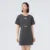 Dress Women Letter T-Shirt Solid Color  New Summer Short Suit Two-Piece Set