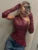 Camiseta sin mangas de PU con hombros descubiertos para mujer, top corto de manga larga ajustado con parches sólidos, ropa de calle Y2k para mujer
