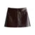 Street Leather Mini Skirt Sets For Women Long Sleeve Bike Jacket Hip Package A-line Skirt Suits 2025 Spring Motorcycle Outfits