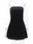 Vestido mini sexy sin tirantes y espalda descubierta para mujer, a la moda, con cremallera, hombros descubiertos, sin mangas, corte A, ajustado, para fiesta y club.