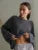 Knitted Round Neck Hollow Pullover Top Women’s Summer Fashion Casual Loose Pullover Long Sleeve Streetwear Top Pullover