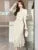 Vestidos de punto lisos de otoño para mujer, elegantes vestidos de oficina informales con mangas acampanadas, dobladillo con volantes y botonadura sencilla