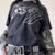 Camiseta vintage grunge emo Y2K de los años 2000, estilo cross cyber goth, con retazos, de manga larga, estilo e-girl, estilo gótico harajuku, holgada, para mujer y hombre.