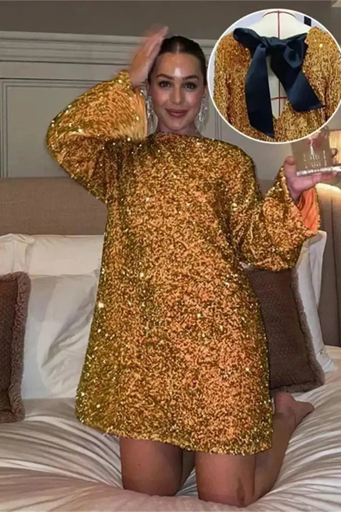 Sequin Mini Dress
