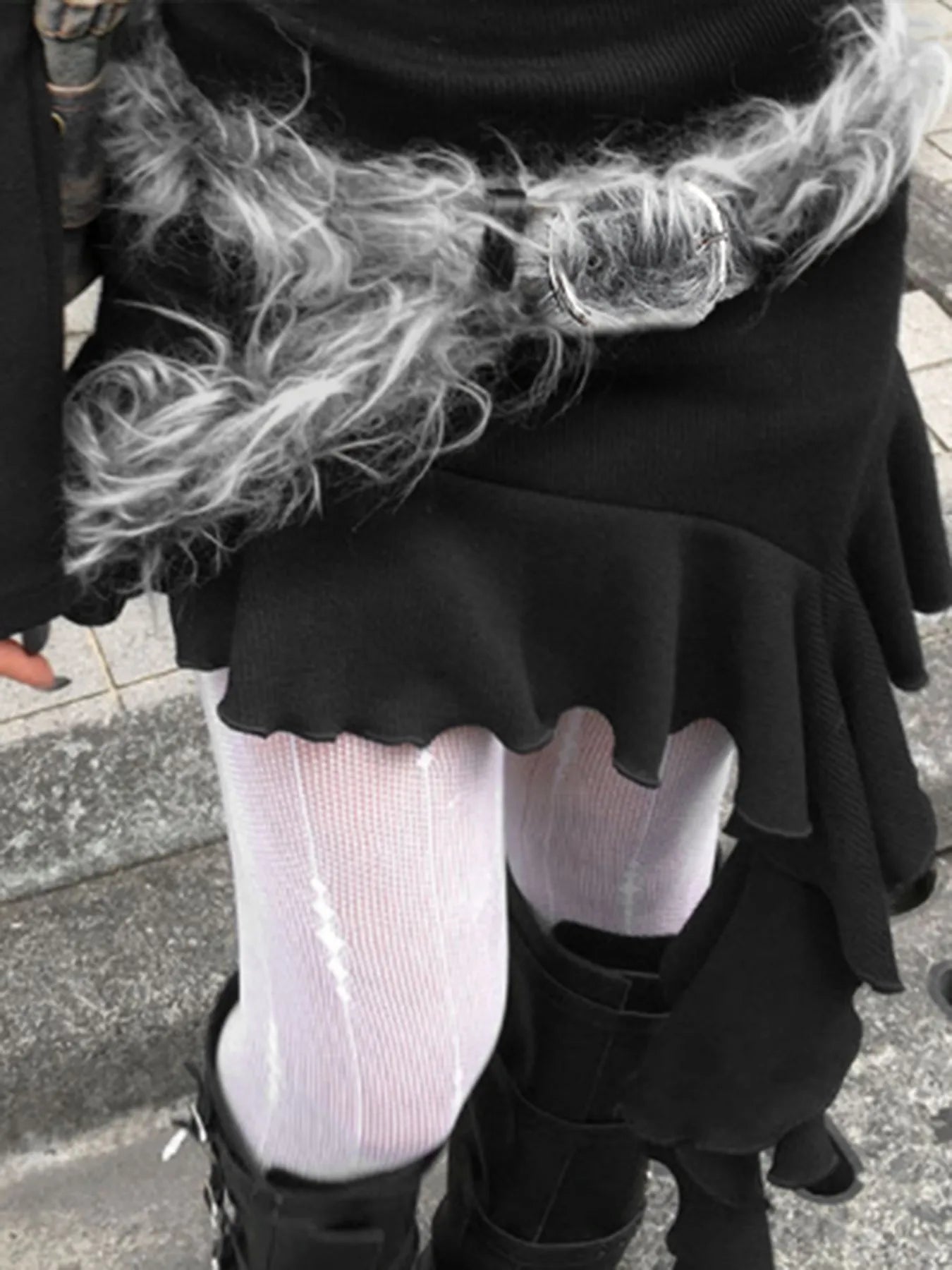 Cinturones de piel sintética gris con diseño elegante para mujer, combinables con todo, estilo Y2K, exquisitos accesorios vintage para la cintura.